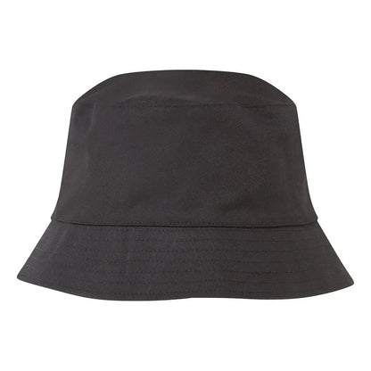 Reversible Bucket Hat Ha23 - Black Yellow - Customisable All Weather Accessories