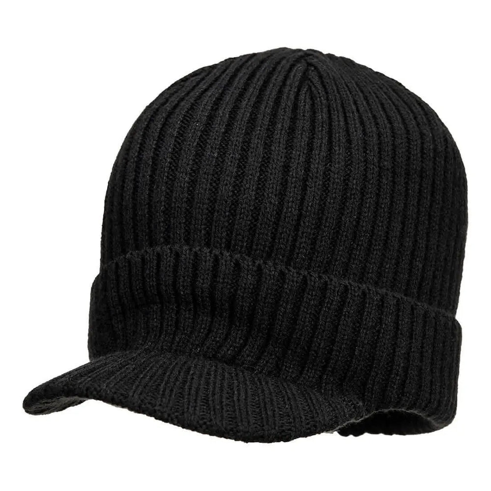 Beanie Hat With Peak - HA24