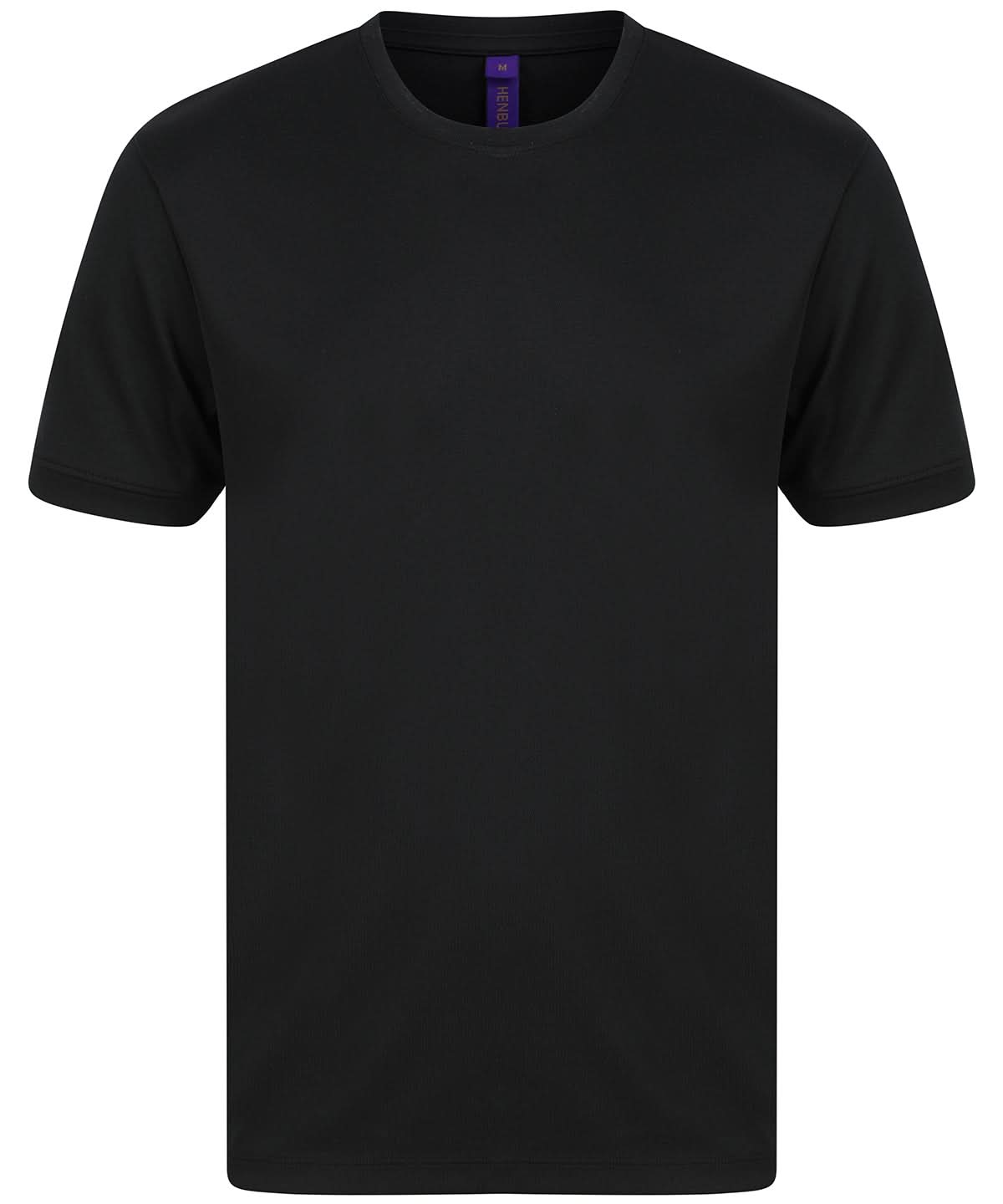 Henbury Hi Cool Performance T Shirt HB024 - Black - Customisable T-Shirt