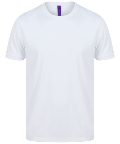 Henbury Hi Cool Performance T Shirt HB024 - White - Customisable T-Shirt