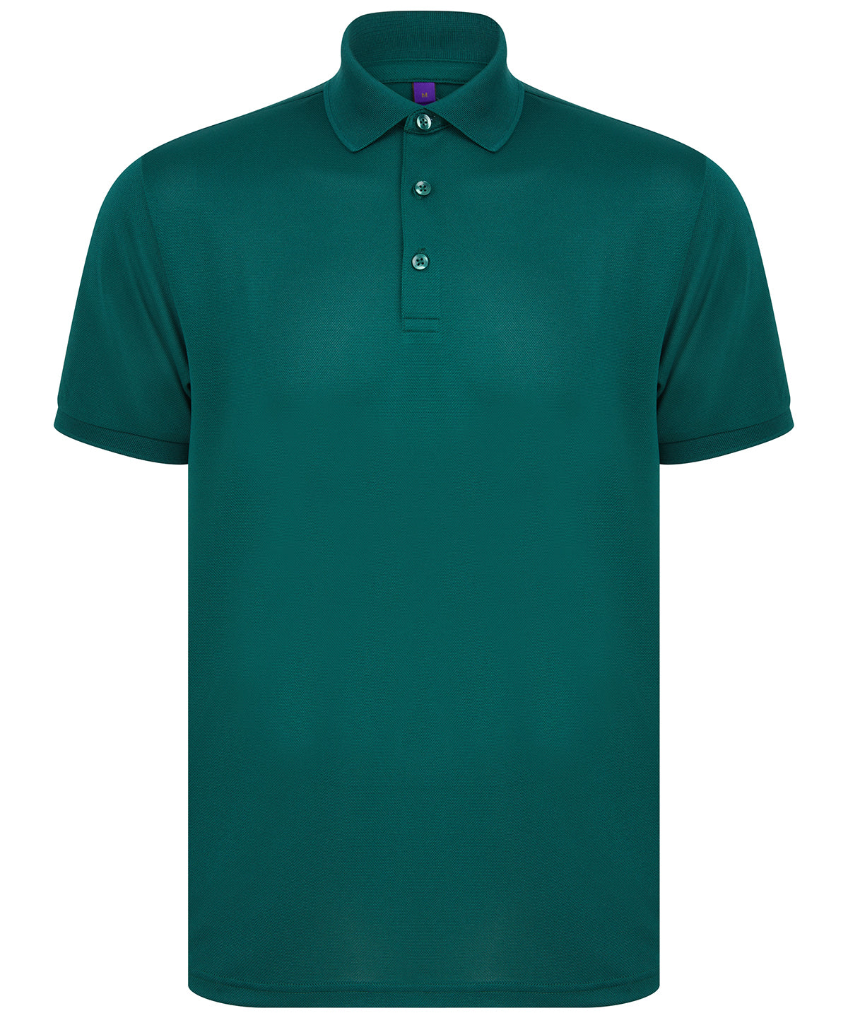 Recycled Polyester Polo Shirt - HB465 - Bottle Green - Customisable Polo Shirts