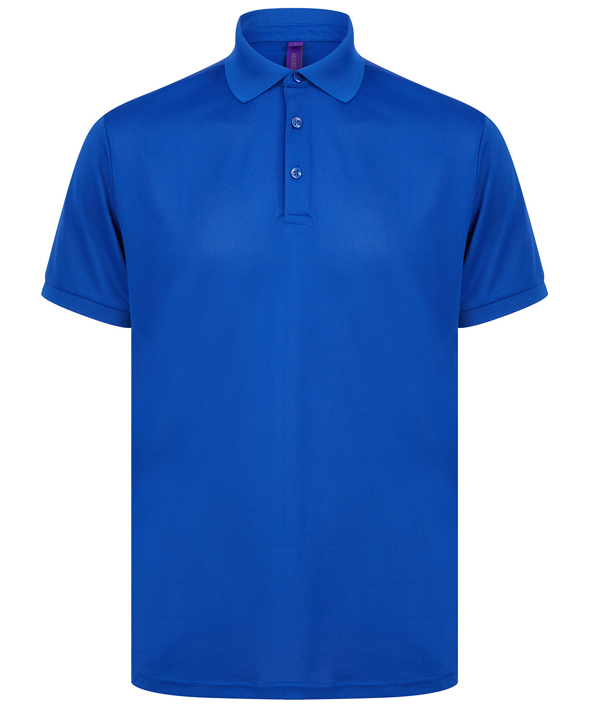 Recycled Polyester Polo Shirt - HB465 - Royal - Customisable Polo Shirts