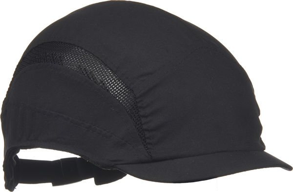 3M HC24 First Base 3 Classic Micro Peak Safety Baseball Cap - Black - Customisable Head Protection
