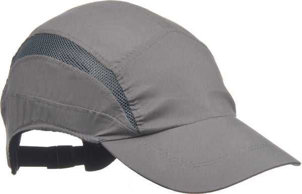 3M HC24 First Base 3 Classic Standard Peak Safety Baseball Cap - Grey - Customisable Head Protection