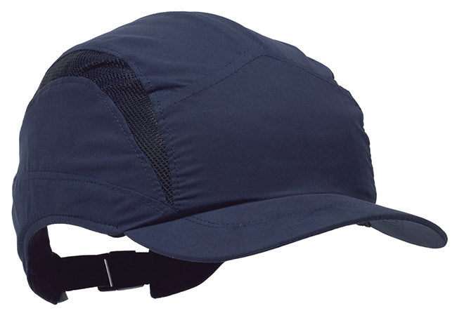 3M HC24 First Base Safety Baseball Cap Reduced Peak - Navy Blue - Customisable Head Protection