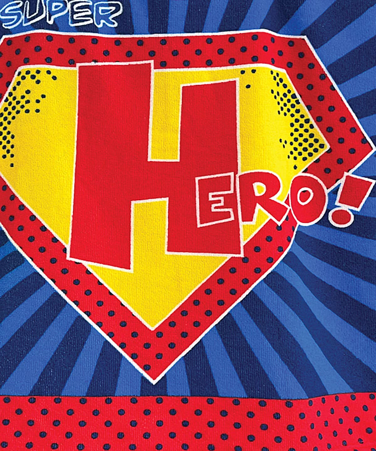 Home &amp; Living Kids microfibre changing robe HL008 - Super Hero 3+ Years - Customisable Robes