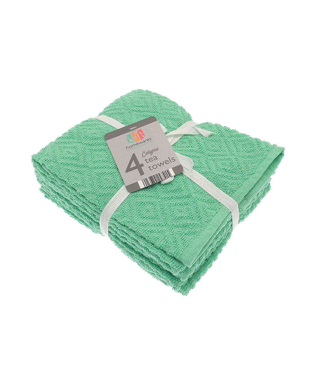 Calypso tea towels (4-pack) - HL066 - Green One size - Customisable Towels