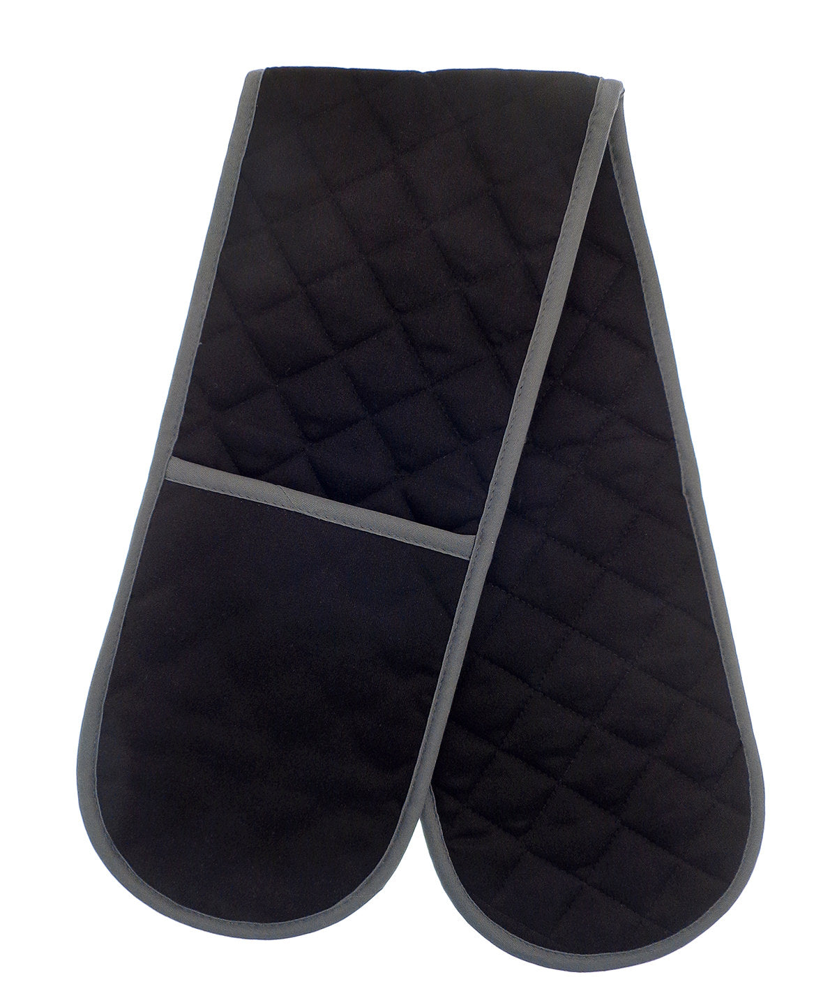 Pro Chef double oven glove - HL201 - Black Black One size - Customisable Gloves