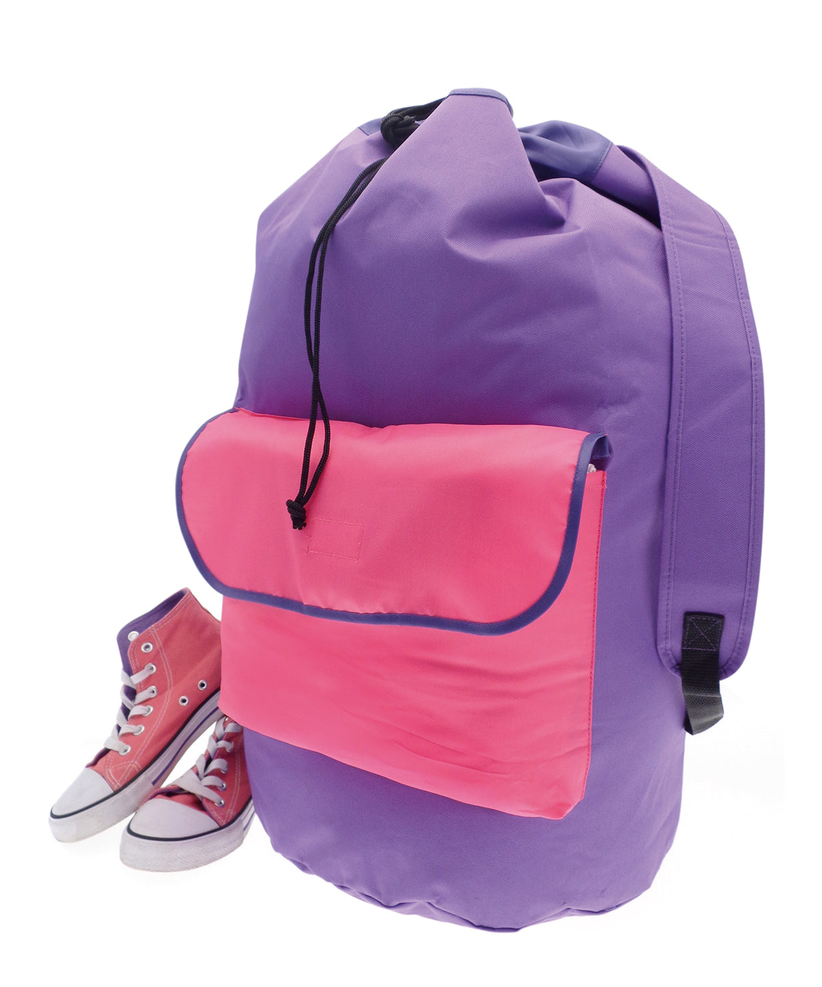 Student laundry backpack - HL233 - Purple One size - Customisable Bags