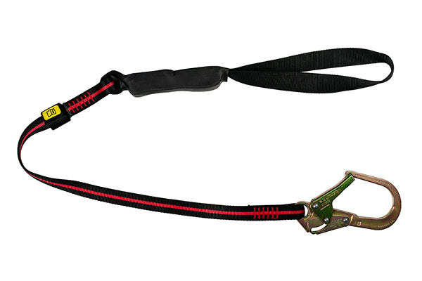 Honeywell Miller Honeywell Miller Arc Compliant Single Rebar Hook Lanyard - HWFPLARCMSEU - Black Red 1.8M - Customisable Harnesses &amp; Lanyards