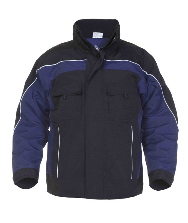 Hyd Simply No Sweat Hydrowear Rimini Sns Waterproof Fixed Lining Pilot Jacket Hyd04250 - Navy Black - Customisable Jacket
