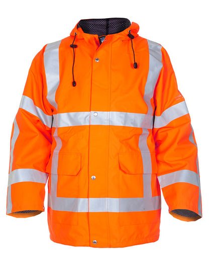 Hyd Sns Hv Hydrowear Uithoorn Sns Hi Vis Waterproof Parka Jacket Hyd072360 - Orange - Customisable Jacket