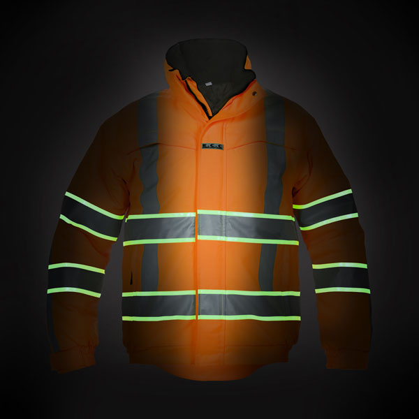 Hyd Rs Glow Id Hydrowear India Hi Vis Gid Pilot Jacket - HYD131005 - - Customisable Jacket