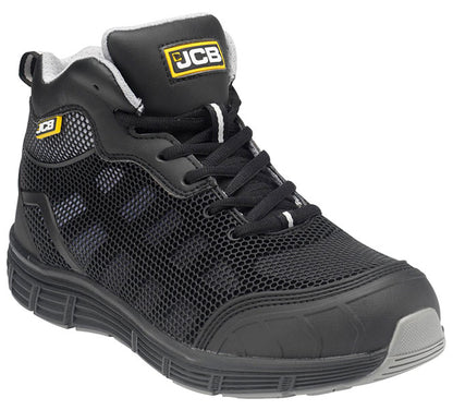 Jcb Workwear Mid Cut Boots Hydradig - Black - Customisable Safety Boots