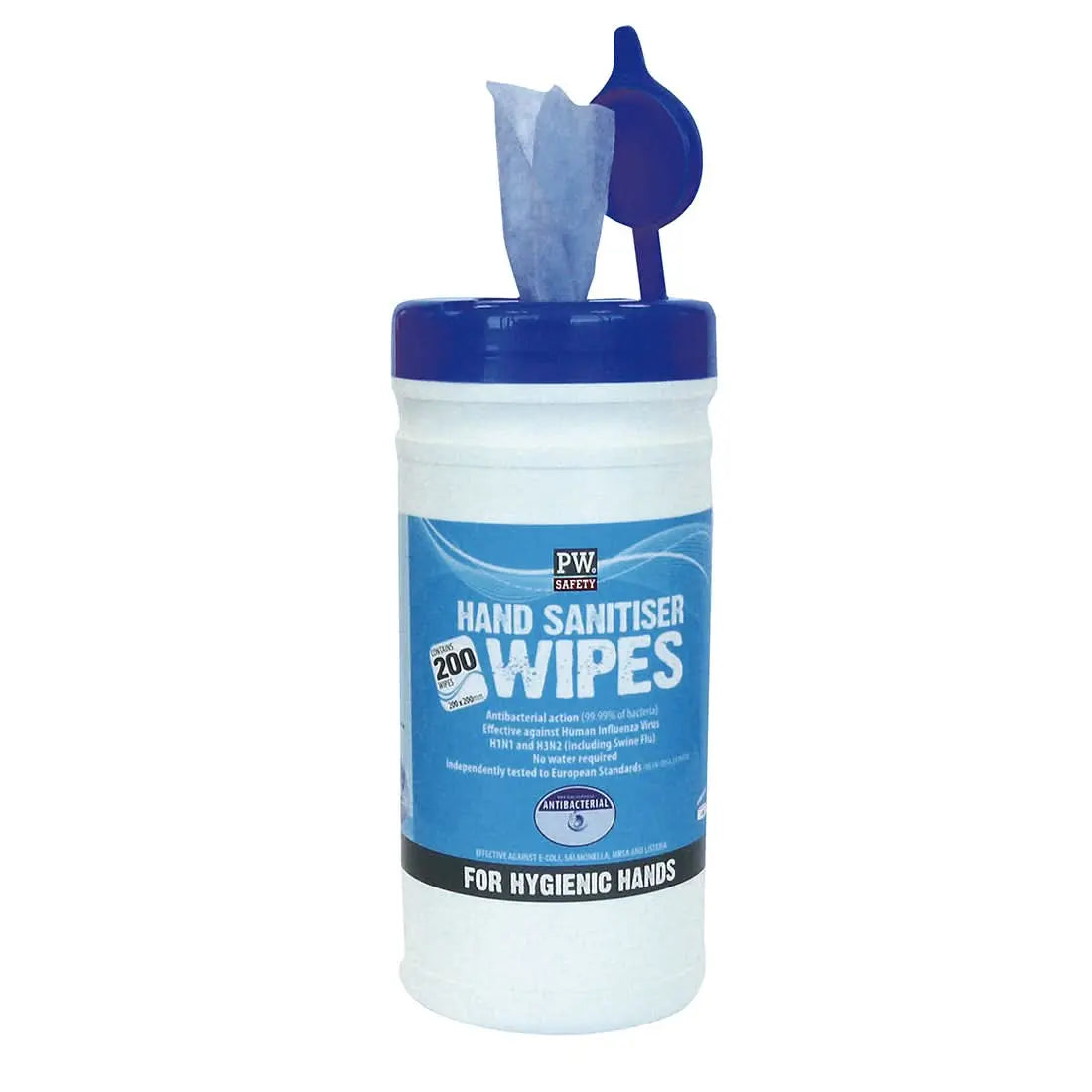 Hand Sanitiser Wipes (200 Wipes) Iw40 - Blue - Customisable Industrial Wipes