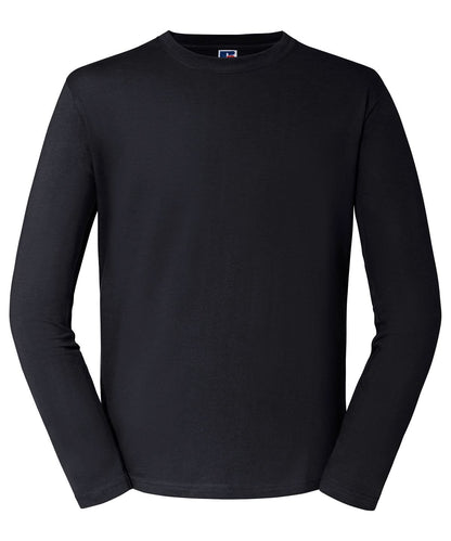Russell Short Sleeve Europe Classic long sleeve T J180L - Black - Customisable T-Shirt