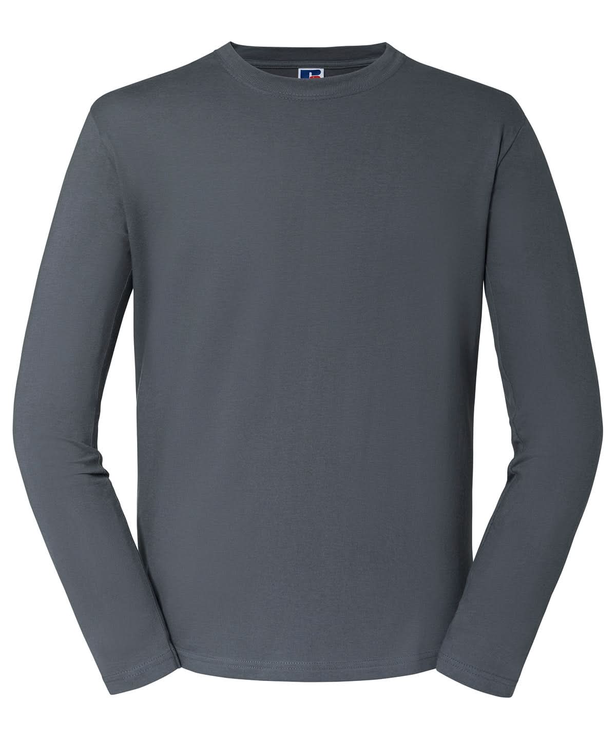 Russell Short Sleeve Europe Classic long sleeve T J180L - Convoy Grey - Customisable T-Shirt