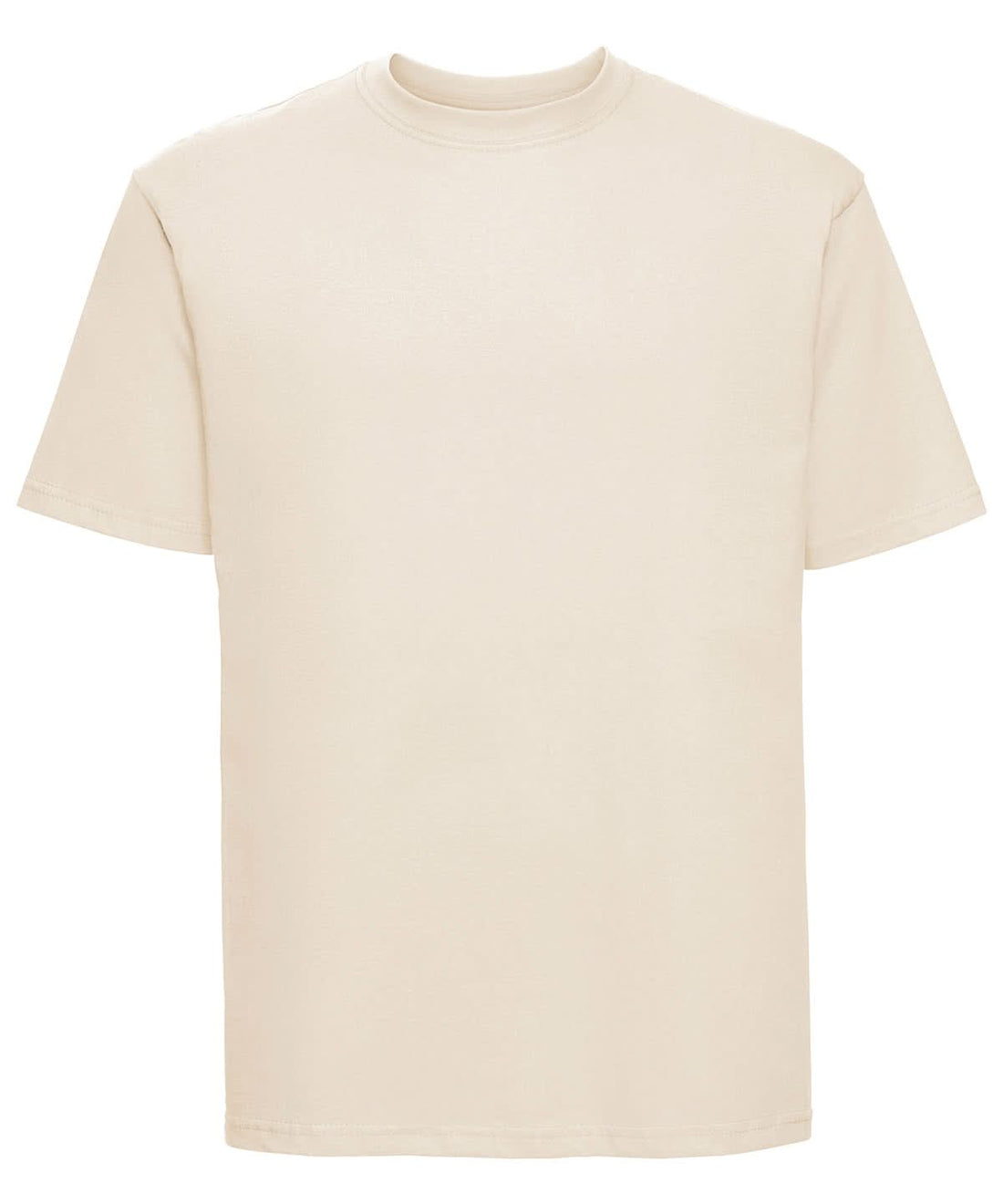 Russell Short Sleeve Europe Super Ringspun Classic T Shirt Natural J180M - Natural - Customisable T-Shirt