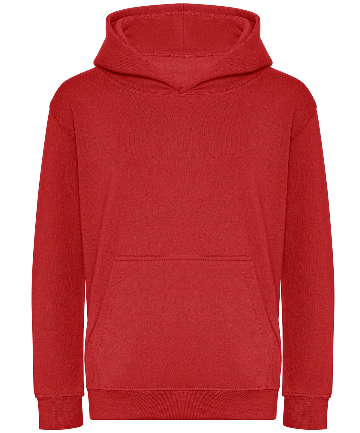 Kids organic hoodie - J201J - Fire Red 12 - Customisable Hoodies