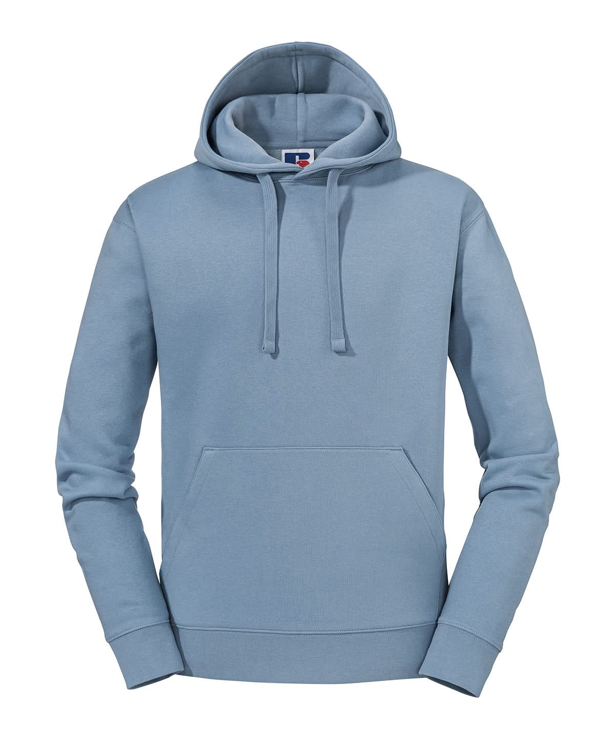 Russell Europe Authentic Hooded Sweatshirt Mineral Blue 265M - Mineral Blue - Customisable Sweatshirts