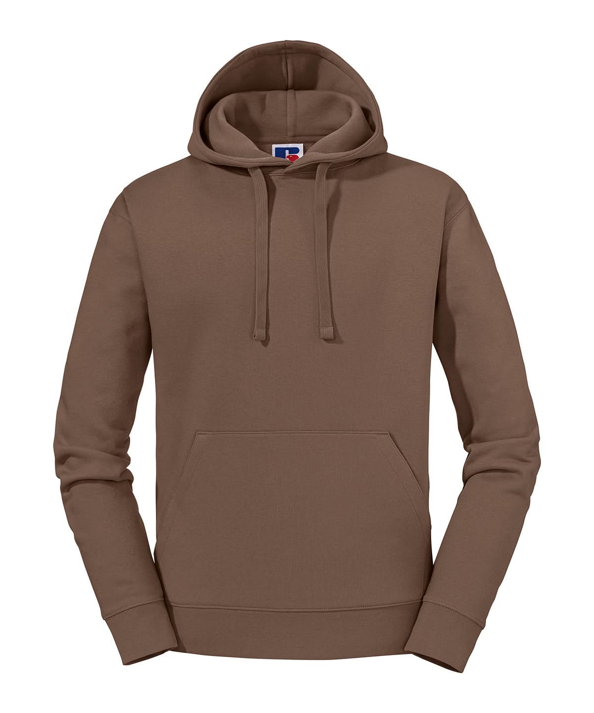 Russell Europe Authentic Hooded Sweatshirt Mocha 265M - Mocha - Customisable Sweatshirts