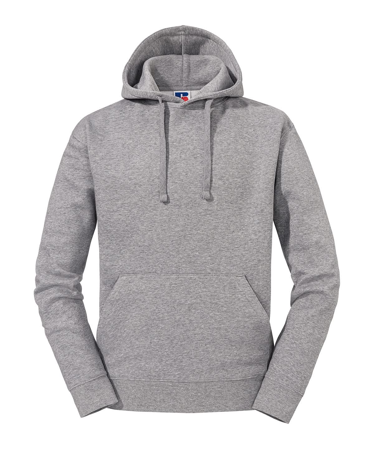 Russell Europe Authentic Hooded Sweatshirt Sport Heather 265M - Sport Heather - Customisable Sweatshirts