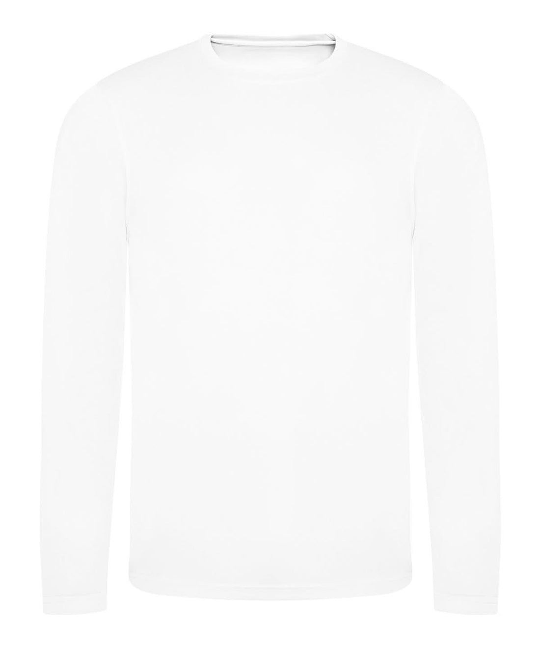 AWDis Just Cool Long sleeve cool T JC002 - Arctic White - Customisable T-Shirt