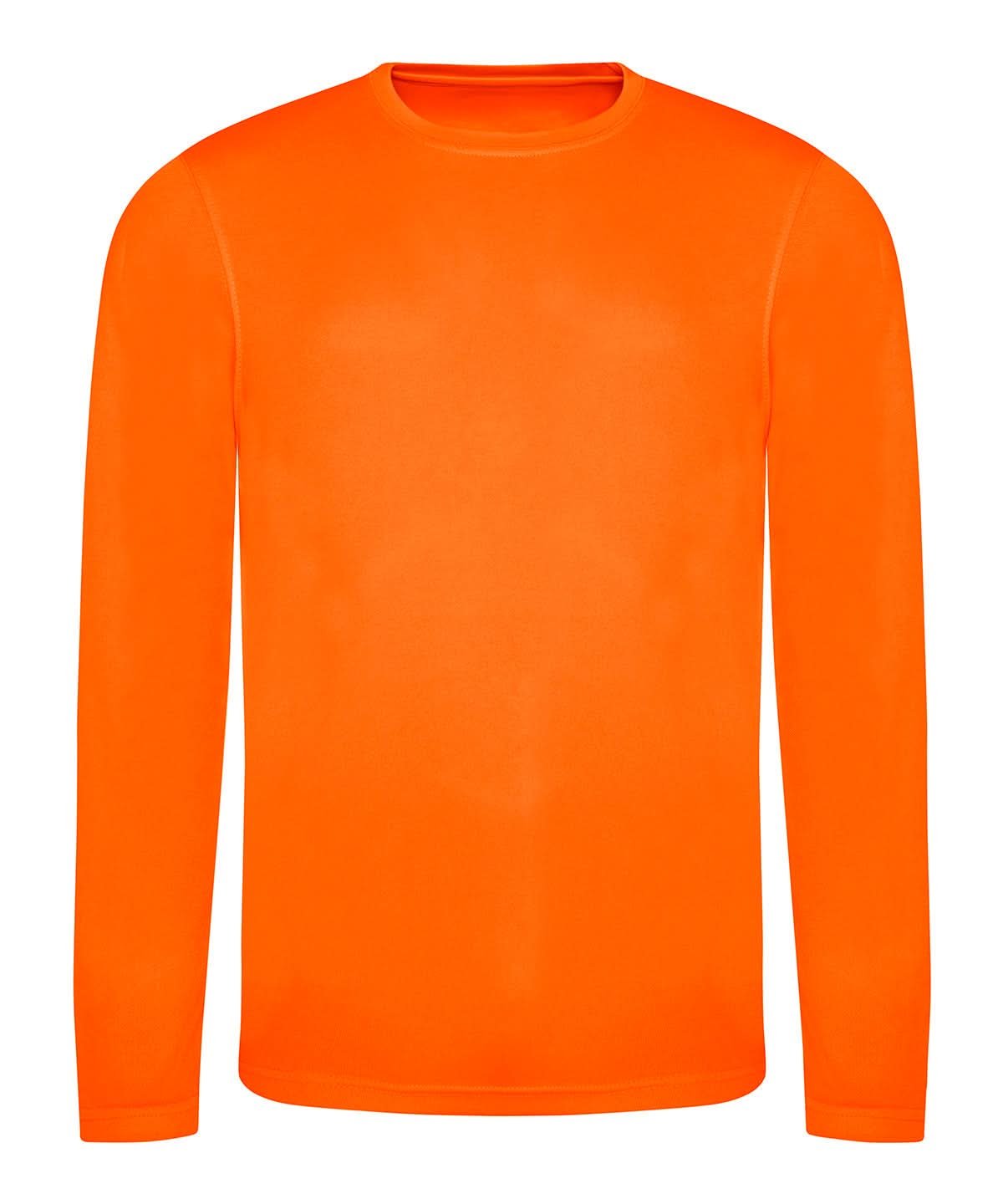 AWDis Just Cool Long sleeve cool T JC002 - Electric Orange - Customisable T-Shirt