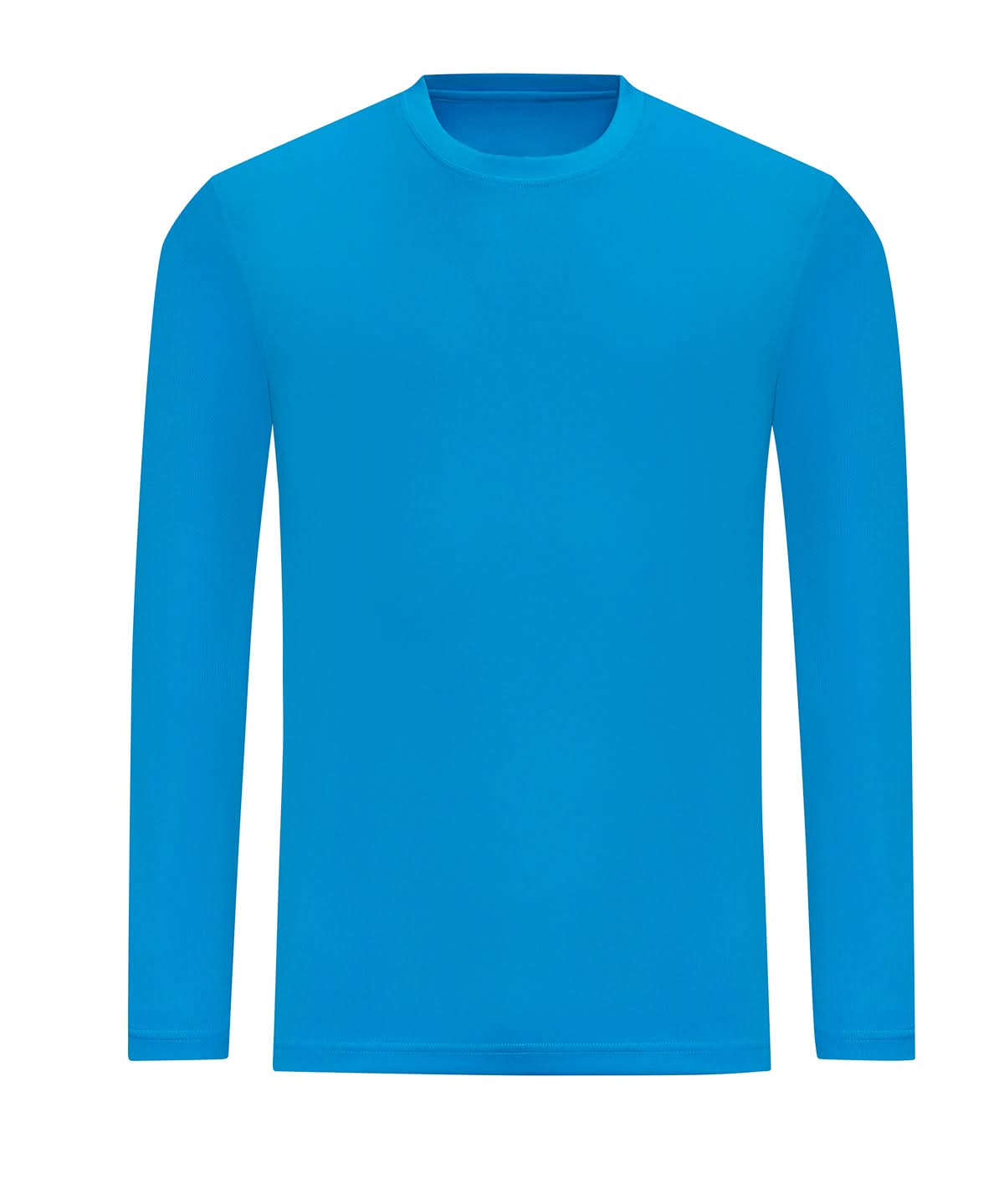 AWDis Just Cool Long sleeve cool T JC002 - Sapphire Blue - Customisable T-Shirt