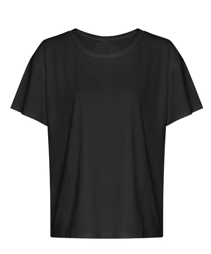 AWDis Just Cool Womens open back T JC013 - Jet Black - Customisable T-Shirt