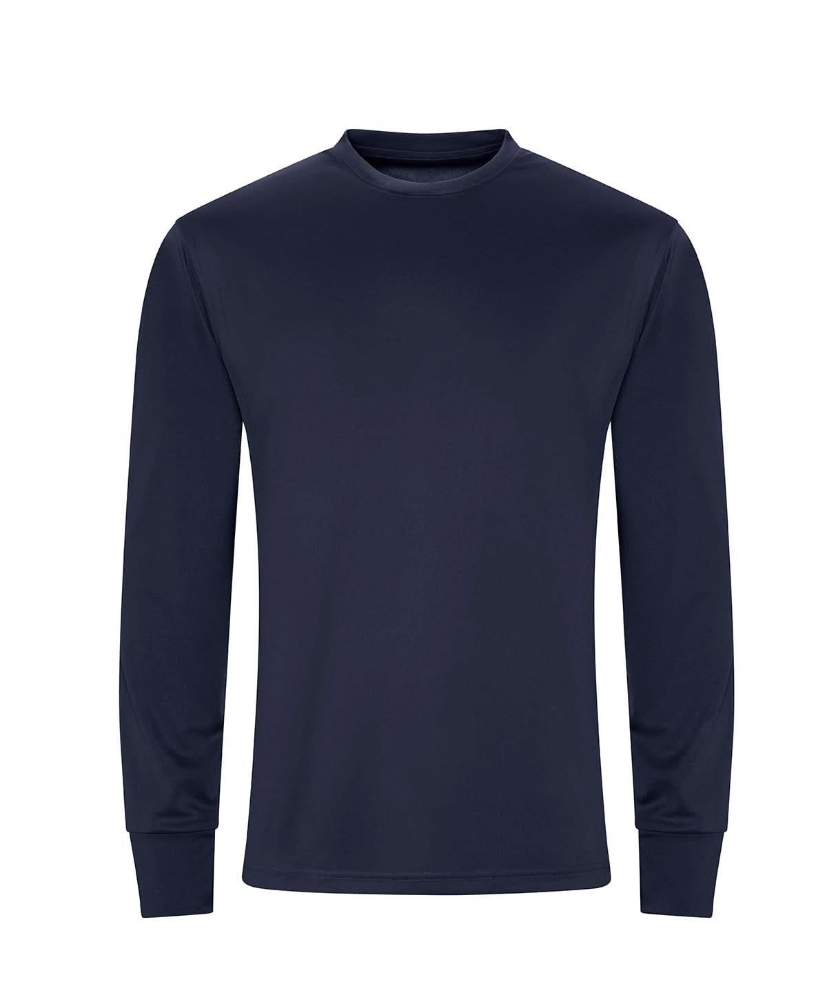 AWDis Just Cool Long sleeve active T JC023 - French Navy - Customisable T-Shirt