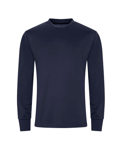 AWDis Just Cool Long sleeve active T JC023 - French Navy - Customisable T-Shirt