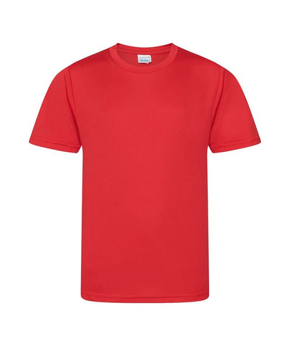 AWDis Just Cool Kids cool smooth T JC20J - Fire Red - Customisable T-Shirt