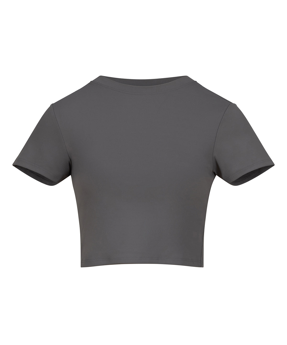Women’s recycled cropped T - JC215 - Platinum Grey - Customisable T-Shirts