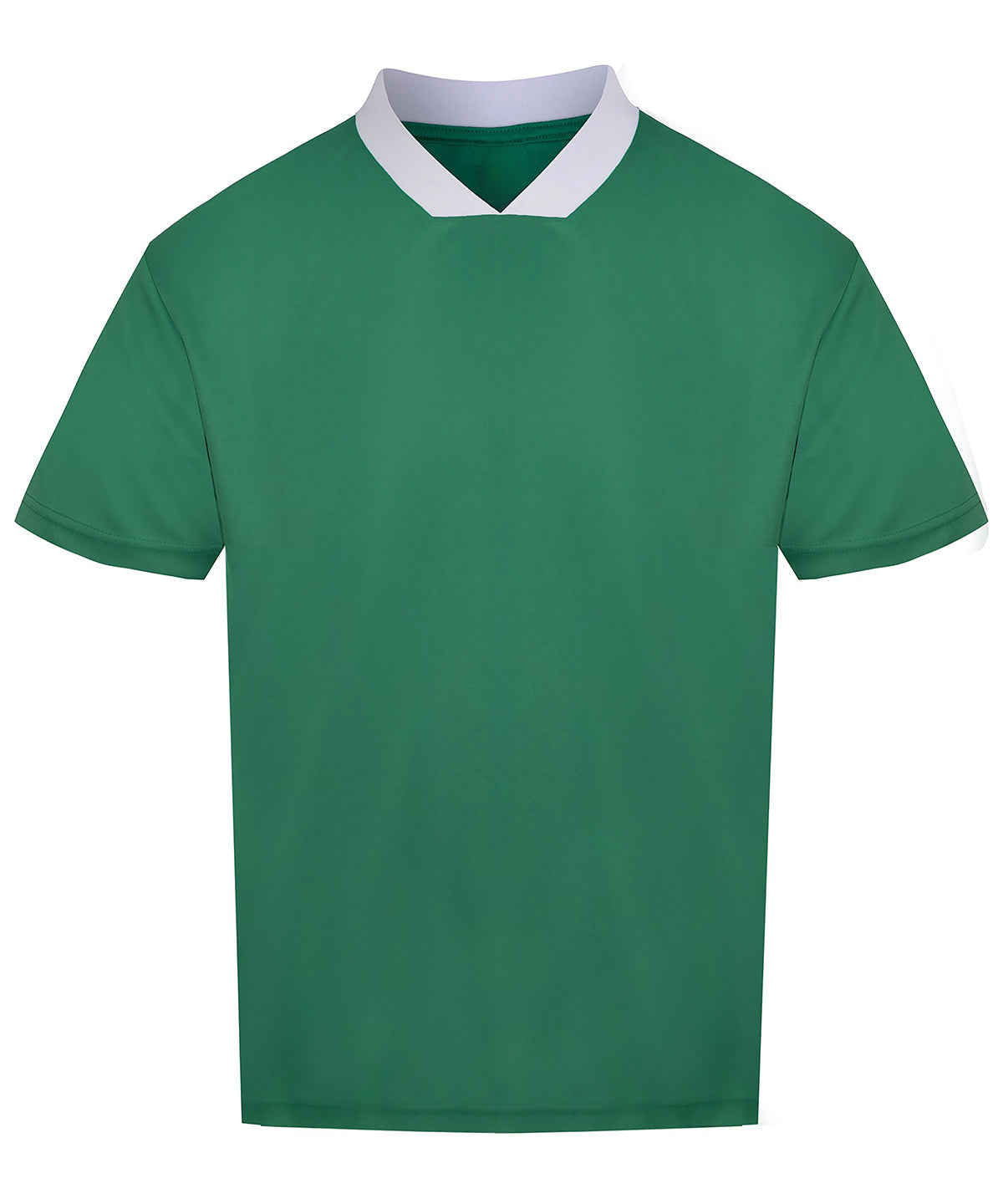 Retro sports jersey - JC442 - Green White - Customisable Sports Overtops