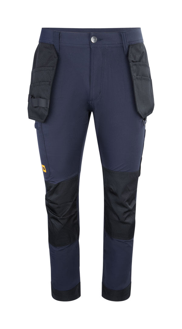 Jcb Workwear Men’ Stretch Holster Pocket Trousers Jcb027 N - Navy Blue - Customisable Trousers