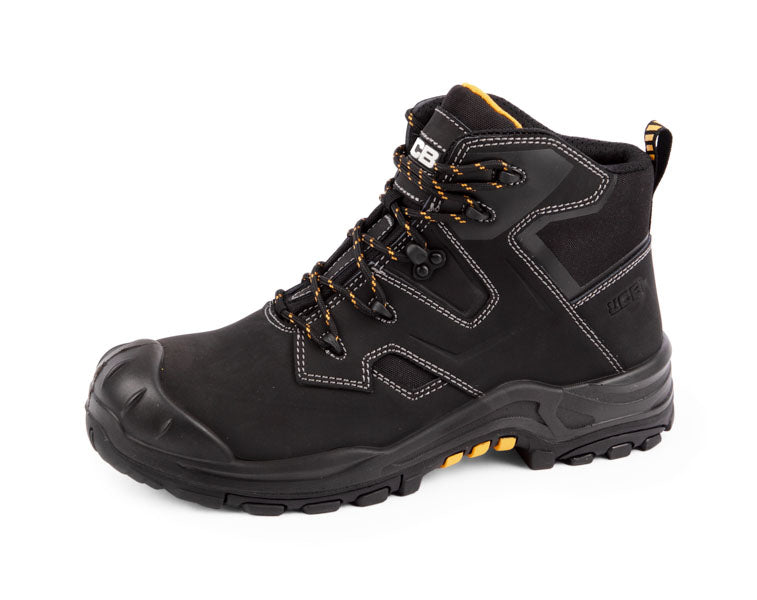 JCB Backhoe Safety Boot - Black - Customisable Safety Boots
