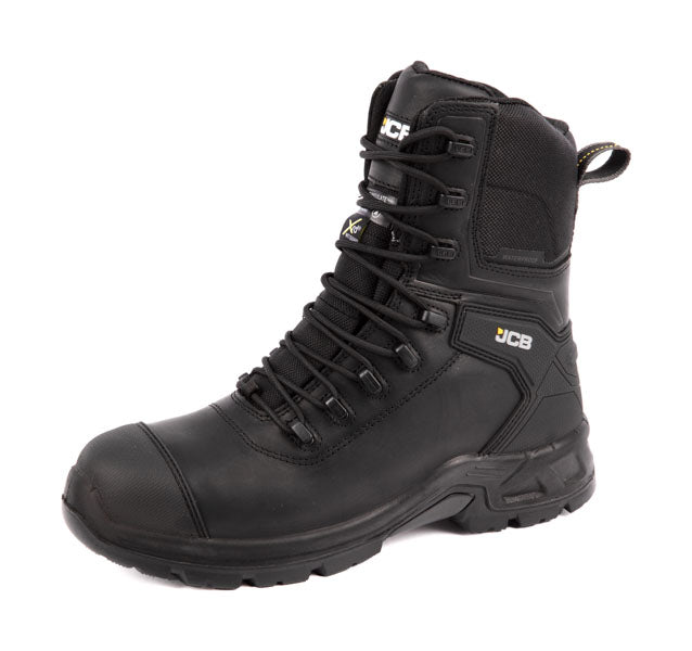 JCB Trencher High Safety Boot - Black - Customisable Safety Boots
