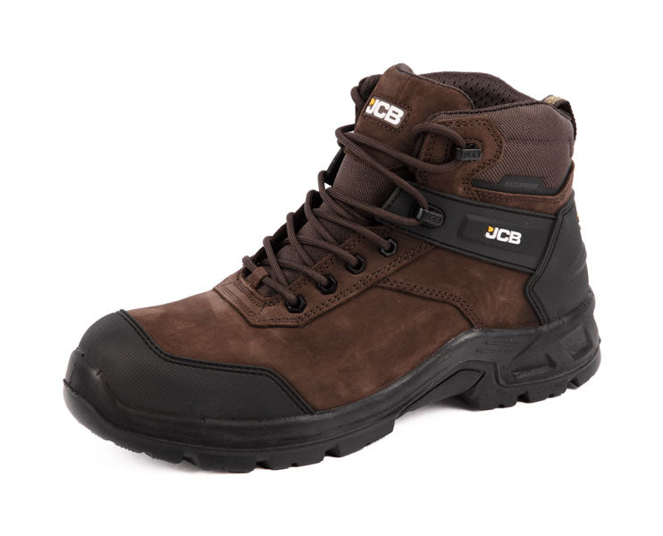 JCB Fastrac Safety Boot - Brown - Customisable Safety Boots