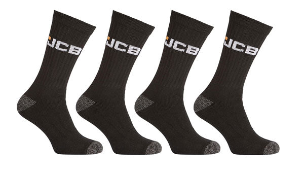 Jcb Workwear Apparel Socks Jcbx000060 - Black Grey 45967 - Customisable Socks