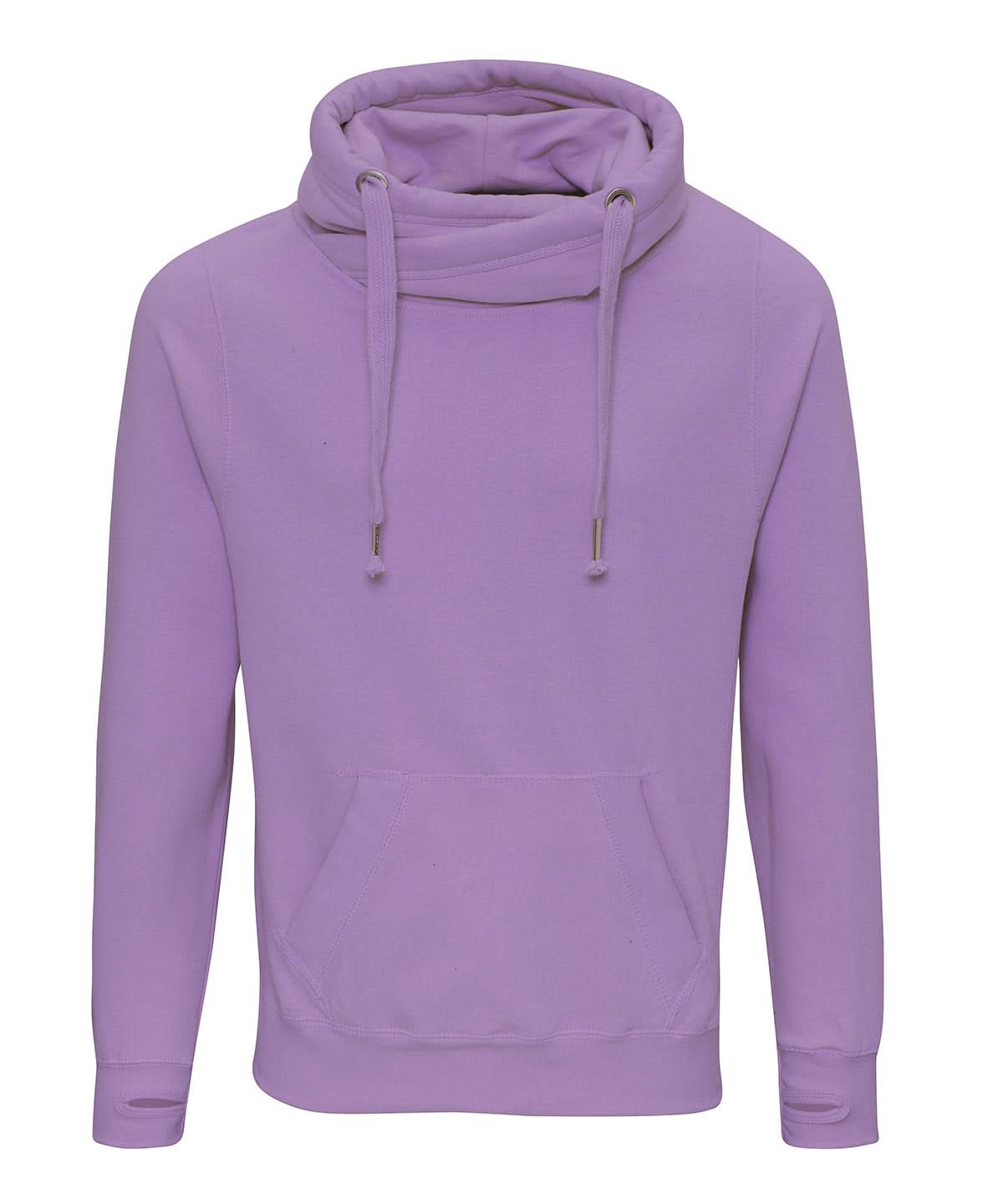 AWDis Just Hoods Cross neck hoodie JH021 - Digital Lavender - Customisable Hoodies
