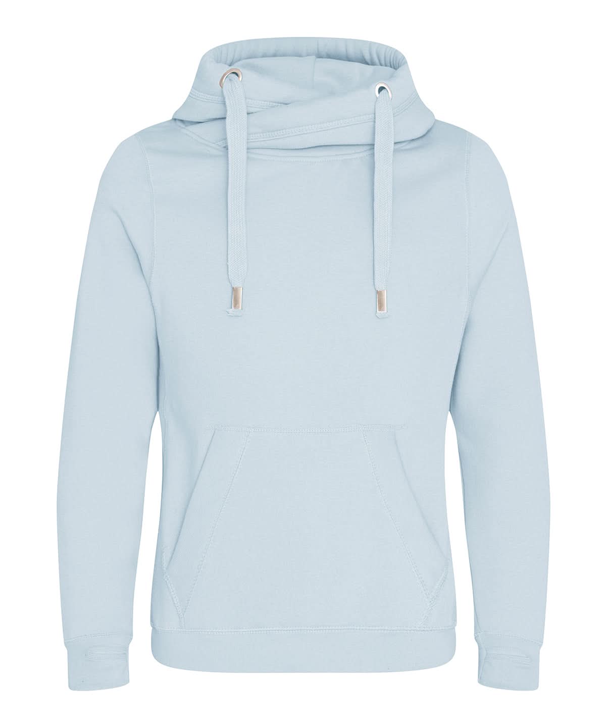 AWDis Just Hoods Cross neck hoodie JH021 - - Customisable Hoodies