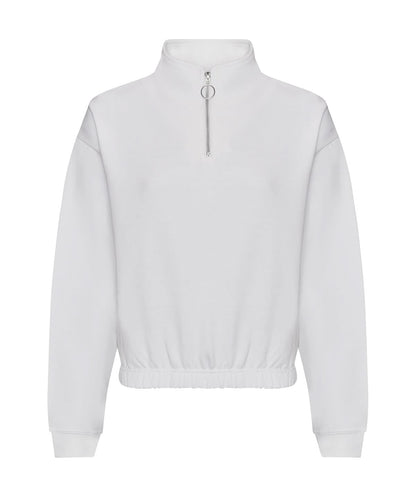 AWDis Just Hoods Womens cropped zip sweat JH037 - - Customisable Sweatshirts