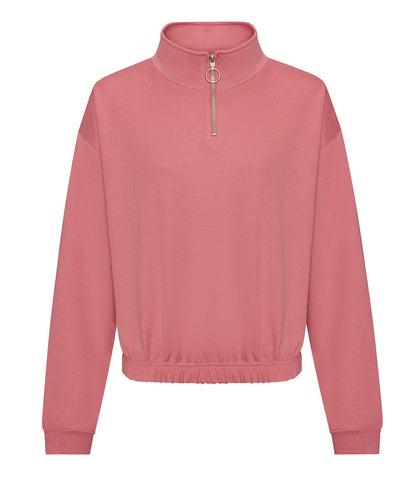 AWDis Just Hoods Womens cropped zip sweat JH037 - - Customisable Sweatshirts