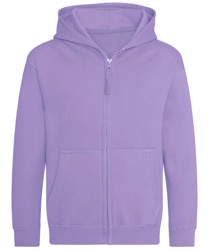AWDis Just Hoods Kids zoodie JH50J - Digital Lavender - Customisable Hoodies