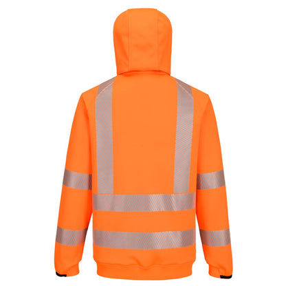 Kx3 Sport Hi Vis Zipped Hoodie Kx303 - - Customisable Hoodies