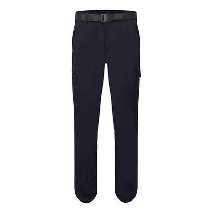Stretch Lightweight Cuffed Trousers L712 - Black - Customisable Work Trousers