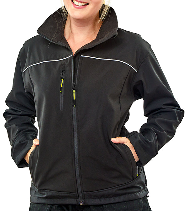 Beeswift Ladies Soft Shell Jacket Lssj - Black - Customisable Jacket