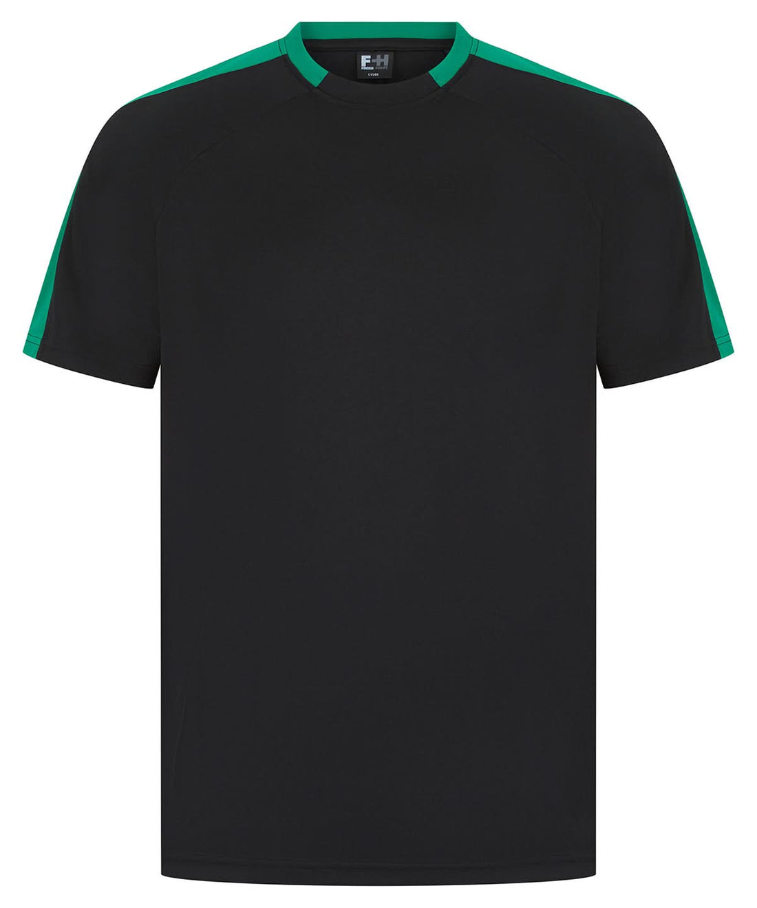 Finden &amp; Hales Finden Hales Unisex team t shirt LV290 - Black Emerald - Customisable T-Shirt