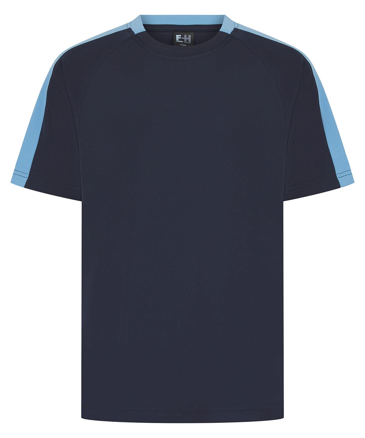 Finden &amp; Hales Finden Hales Unisex team t shirt LV290 - Navy Sky - Customisable T-Shirt